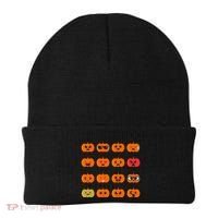 Cute Pumpkin Emoji Beanie thumb 0