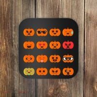 Cute Pumpkin Emoji Coaster thumb 0