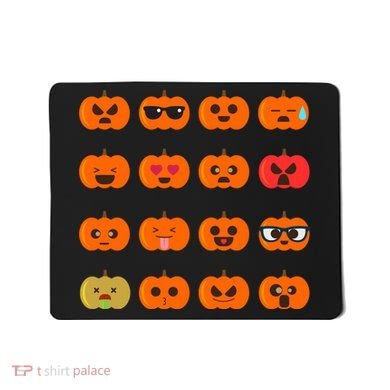 Cute Pumpkin Emoji Mousepad