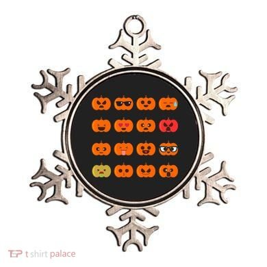 Cute Pumpkin Emoji Ornament