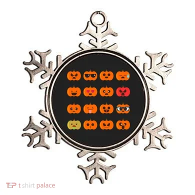 Cute Pumpkin Emoji Ornament