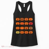 Cute Pumpkin Emoji Women's Tank Top thumb 0