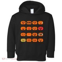 Cute Pumpkin Emoji Toddler Hoodie thumb 0