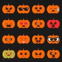Cute Pumpkin Emoji Toddler T-Shirt thumb 4