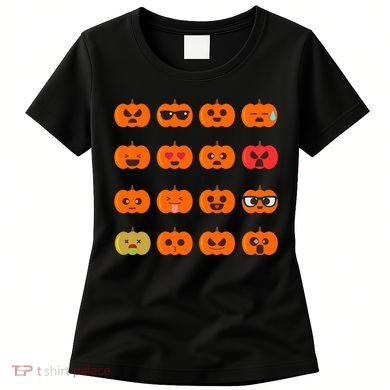 Cute Pumpkin Emoji Women's T-Shirt