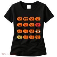 Cute Pumpkin Emoji Women's T-Shirt thumb 0