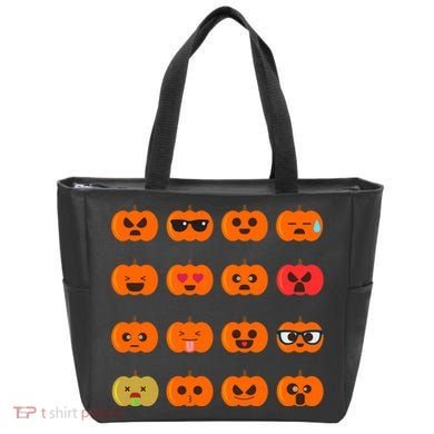 Cute Pumpkin Emoji Tote Bag