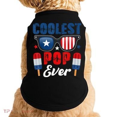 Coolest Pop Ever Popsicle Funny Retro Bomb Fathers Day Gift Doggie Tank