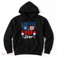 Coolest Pop Ever Popsicle Funny Retro Bomb Fathers Day Gift Hoodie thumb 0