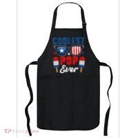 Coolest Pop Ever Popsicle Funny Retro Bomb Fathers Day Gift Apron thumb 0