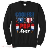 Coolest Pop Ever Popsicle Funny Retro Bomb Fathers Day Gift Sweatshirt thumb 0