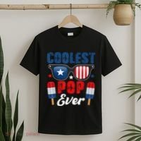 Coolest Pop Ever Popsicle Funny Retro Bomb Fathers Day Gift T-Shirt thumb 2