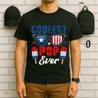 Coolest Pop Ever Popsicle Funny Retro Bomb Fathers Day Gift T-Shirt thumb 6