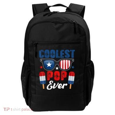Coolest Pop Ever Popsicle Funny Retro Bomb Fathers Day Gift Backpack