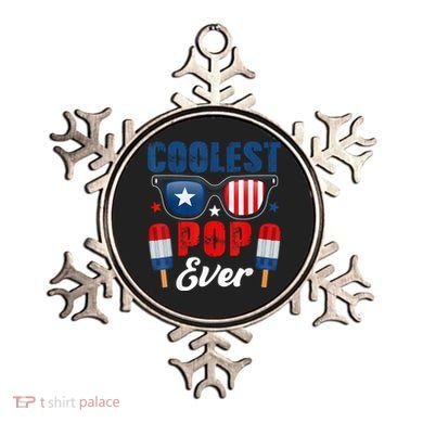 Coolest Pop Ever Popsicle Funny Retro Bomb Fathers Day Gift Ornament