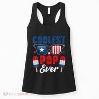 Coolest Pop Ever Popsicle Funny Retro Bomb Fathers Day Gift Women's Tank Top thumb 0