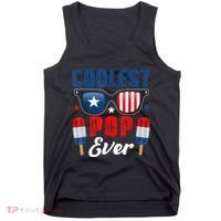 Coolest Pop Ever Popsicle Funny Retro Bomb Fathers Day Gift Tank Top thumb 0