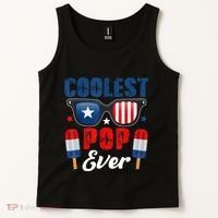 Coolest Pop Ever Popsicle Funny Retro Bomb Fathers Day Gift Tank Top thumb 2