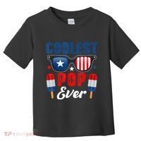 Coolest Pop Ever Popsicle Funny Retro Bomb Fathers Day Gift Toddler T-Shirt thumb 0