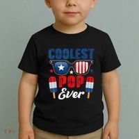 Coolest Pop Ever Popsicle Funny Retro Bomb Fathers Day Gift Toddler T-Shirt thumb 2