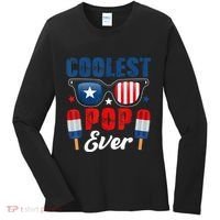 Coolest Pop Ever Popsicle Funny Retro Bomb Fathers Day Gift Women's Long Sleeve Shirt thumb 0