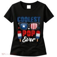 Coolest Pop Ever Popsicle Funny Retro Bomb Fathers Day Gift Women's T-Shirt thumb 0