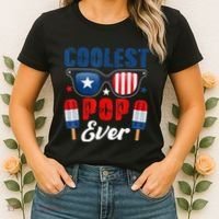 Coolest Pop Ever Popsicle Funny Retro Bomb Fathers Day Gift Women's T-Shirt thumb 2