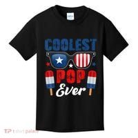 Coolest Pop Ever Popsicle Funny Retro Bomb Fathers Day Gift Kids T-Shirt thumb 0