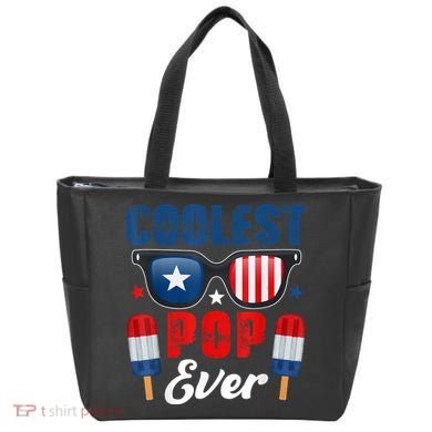 Coolest Pop Ever Popsicle Funny Retro Bomb Fathers Day Gift Tote Bag