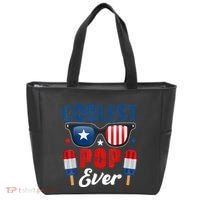 Coolest Pop Ever Popsicle Funny Retro Bomb Fathers Day Gift Tote Bag thumb 0