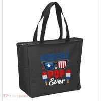 Coolest Pop Ever Popsicle Funny Retro Bomb Fathers Day Gift Tote Bag thumb 2