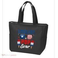 Coolest Pop Ever Popsicle Funny Retro Bomb Fathers Day Gift Tote Bag thumb 3