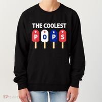 Coolest Pop Ever Popsicle Funny Retro Bomb Fathers Day Gift Women's Sweatshirt thumb 0