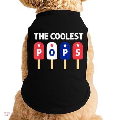 Coolest Pop Ever Popsicle Funny Retro Bomb Fathers Day Gift Doggie Tank