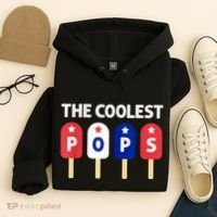 Coolest Pop Ever Popsicle Funny Retro Bomb Fathers Day Gift Hoodie thumb 4