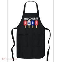 Coolest Pop Ever Popsicle Funny Retro Bomb Fathers Day Gift Apron thumb 0