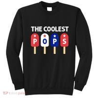 Coolest Pop Ever Popsicle Funny Retro Bomb Fathers Day Gift Sweatshirt thumb 0