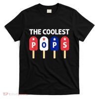 Coolest Pop Ever Popsicle Funny Retro Bomb Fathers Day Gift T-Shirt thumb 0