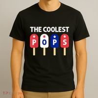 Coolest Pop Ever Popsicle Funny Retro Bomb Fathers Day Gift T-Shirt thumb 3