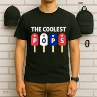 Coolest Pop Ever Popsicle Funny Retro Bomb Fathers Day Gift T-Shirt thumb 6