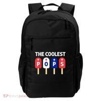 Coolest Pop Ever Popsicle Funny Retro Bomb Fathers Day Gift Backpack thumb 0