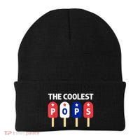 Coolest Pop Ever Popsicle Funny Retro Bomb Fathers Day Gift Beanie thumb 0