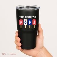 Coolest Pop Ever Popsicle Funny Retro Bomb Fathers Day Gift Tumbler thumb 2