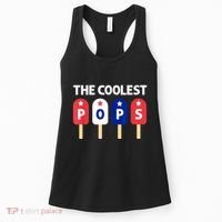 Coolest Pop Ever Popsicle Funny Retro Bomb Fathers Day Gift Women's Tank Top thumb 0
