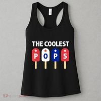 Coolest Pop Ever Popsicle Funny Retro Bomb Fathers Day Gift Women's Tank Top thumb 3
