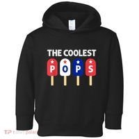 Coolest Pop Ever Popsicle Funny Retro Bomb Fathers Day Gift Toddler Hoodie thumb 0