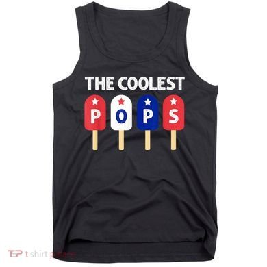 Coolest Pop Ever Popsicle Funny Retro Bomb Fathers Day Gift Tank Top