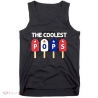 Coolest Pop Ever Popsicle Funny Retro Bomb Fathers Day Gift Tank Top thumb 0