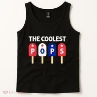 Coolest Pop Ever Popsicle Funny Retro Bomb Fathers Day Gift Tank Top thumb 2