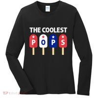 Coolest Pop Ever Popsicle Funny Retro Bomb Fathers Day Gift Women's Long Sleeve Shirt thumb 0